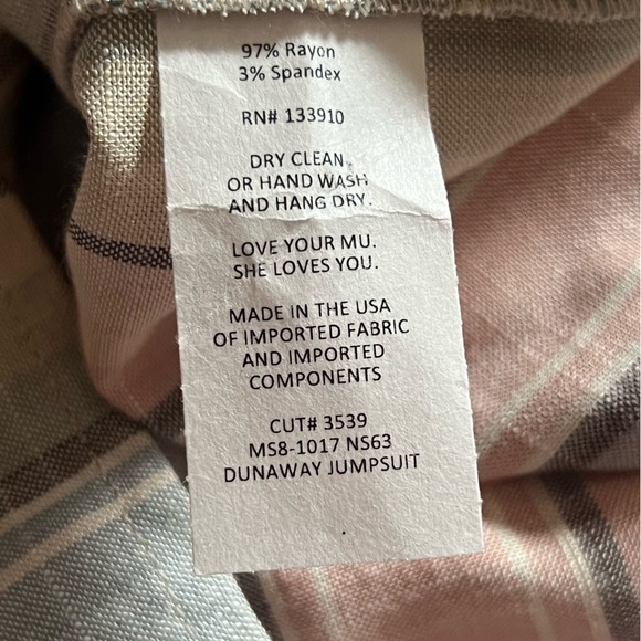 NWT Show Me Your MuMu Striped Dunaway Wide Leg Boho Jumpsuit - Picture 7 of 14